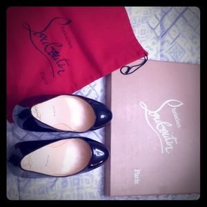 Authentic Louboutin Bianca 120 Patent